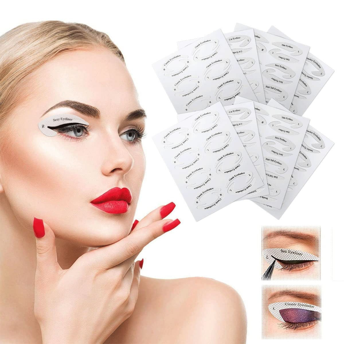 1sheet Face Jewels Diamond Makeup Art Eyeliner Glitter Face