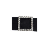 Chunky Square Rhinestone Brooches