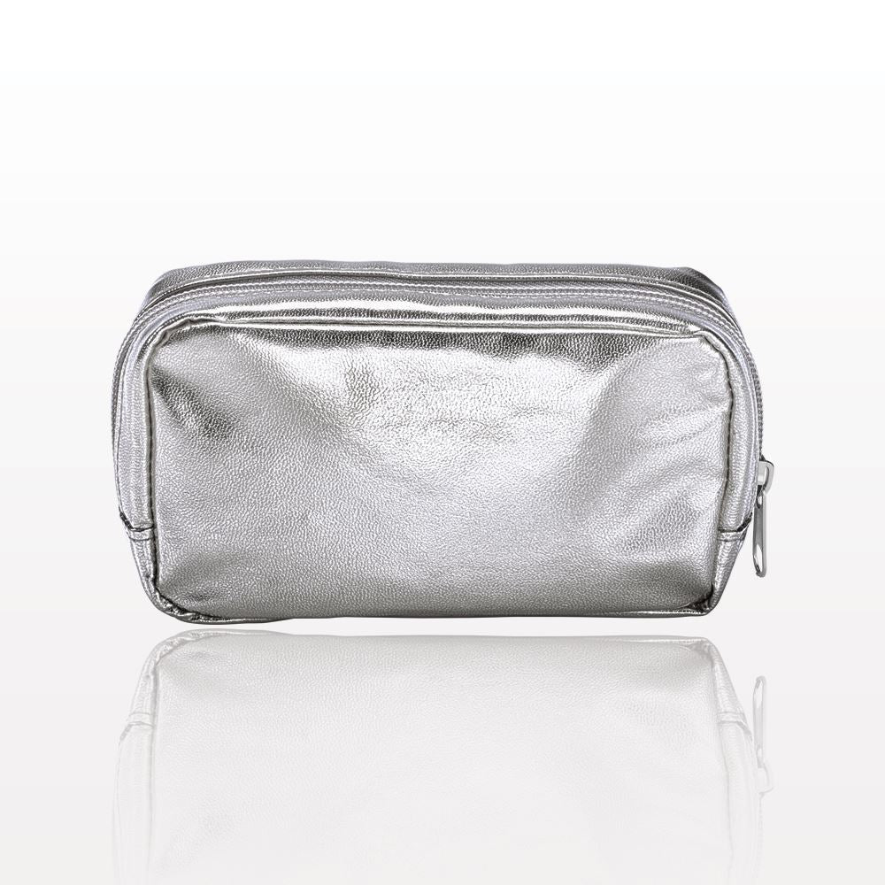Silver Makeup Bag Branded Spa Sciences