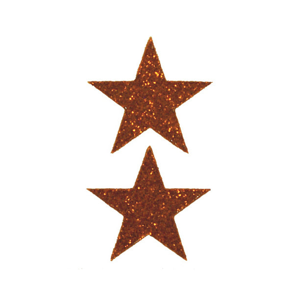 Gold & Silver Stars Rhinestone Stickers