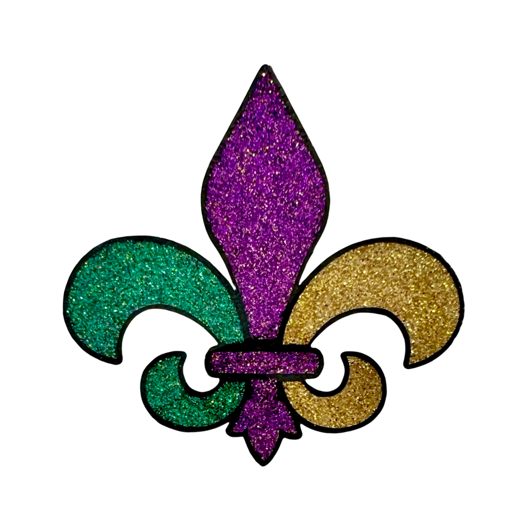 Mardi Gras Face Sticker